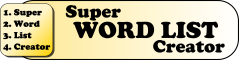 Super Word List Creator Logo